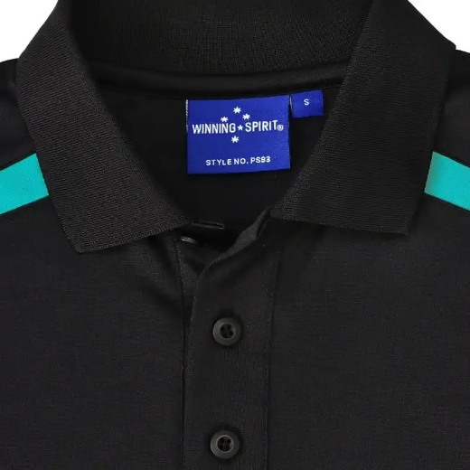 Picture of Winning Spirit, Mens Contrast SS Polo.